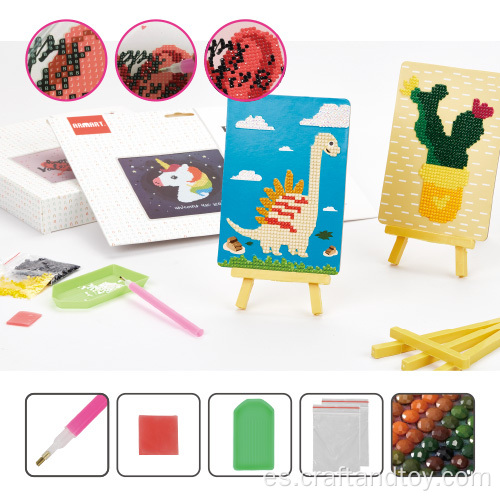 Kits de pintura de diamantes lindo diy juguetes hechos a mano manualidades